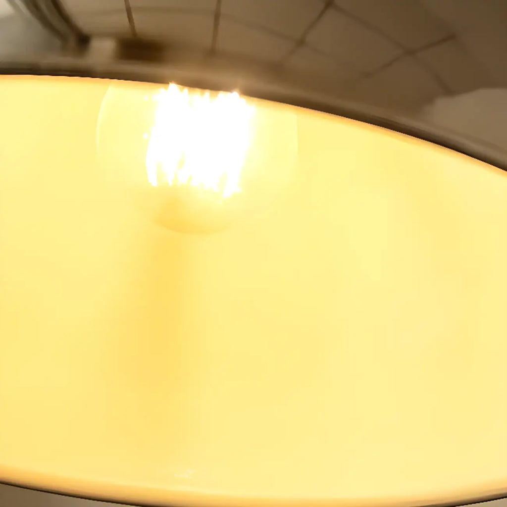 Industrial Silver Dome Pendant Light for Kitchen