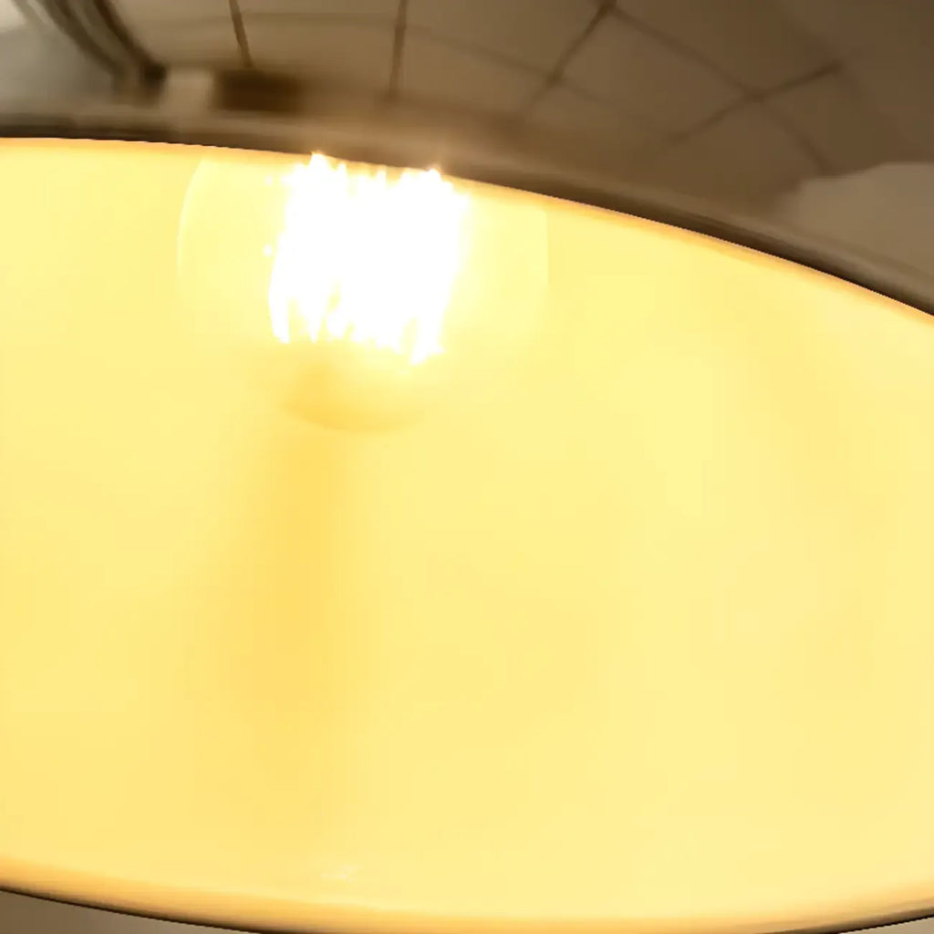 Industrial Silver Dome Pendant Light for Kitchen