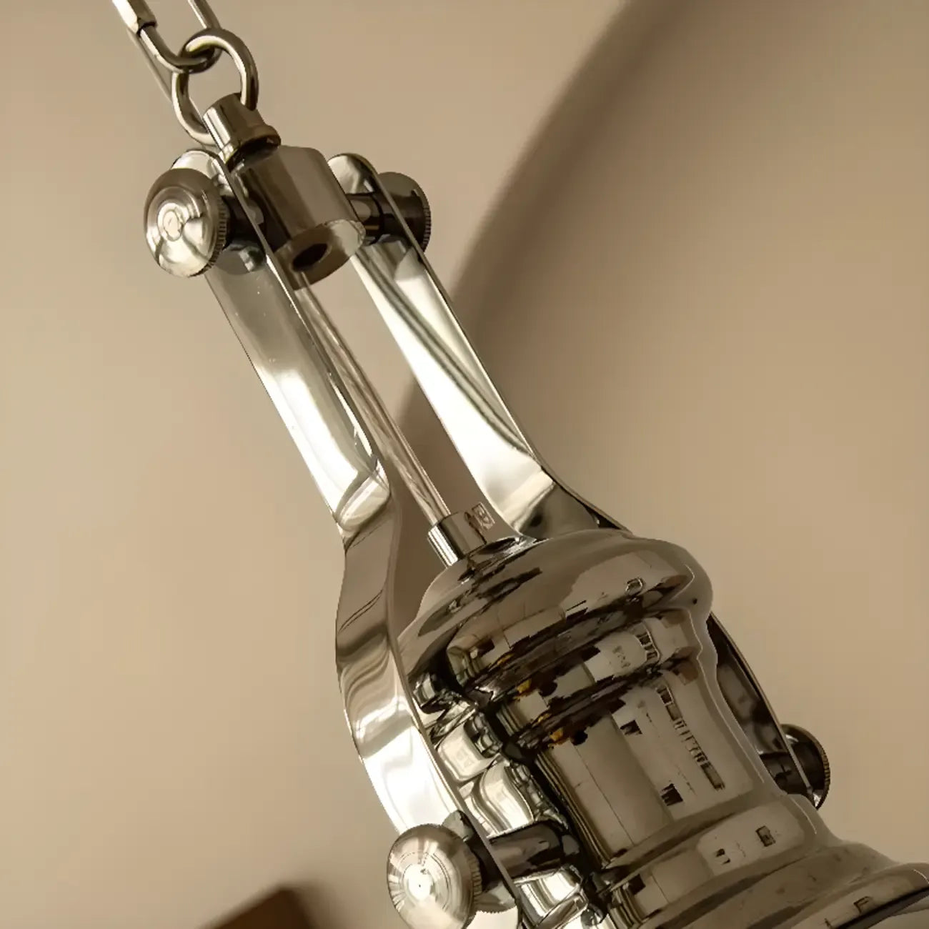 Industrial Silver Dome Pendant Light for Kitchen