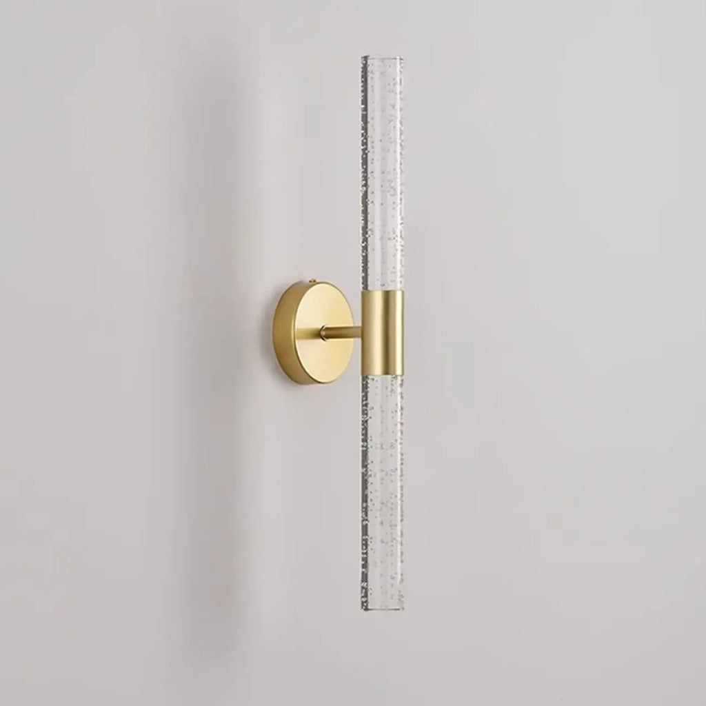 Modern 2-Light Acrylic Dreamy Cylinder Wall Sconce