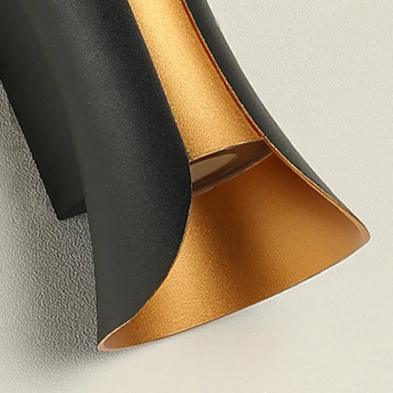 Modern 2-Light Metal Curve Up Down Outdoor Wall Sconce