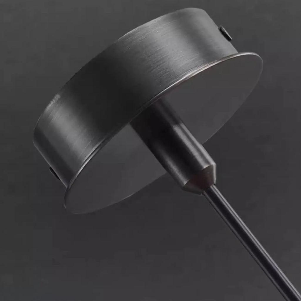 Modern White Stone Metal Hanging Kitchen Pendant Light