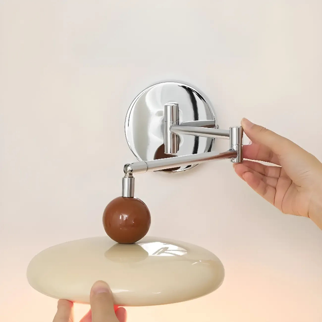 Dimmable Swing Arm LED Wall Light for Bedroom Decor