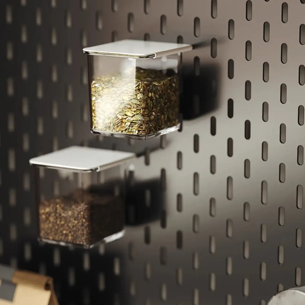 Stone-Top 4-Drawer Wooden Sideboard Cabinet in Natural Finish