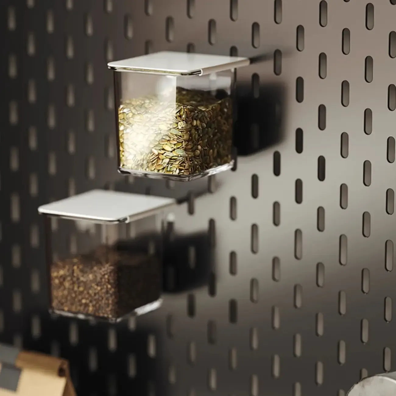 Stone-Top 4-Drawer Wooden Sideboard Cabinet in Natural Finish