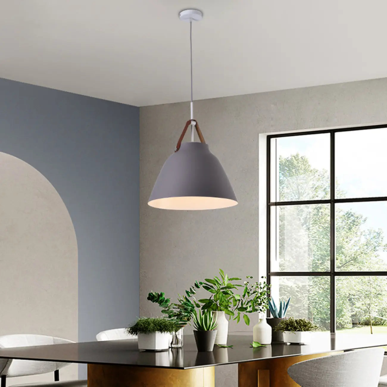 Simplistic Aluminum Cone Kitchen Island Pendant Light