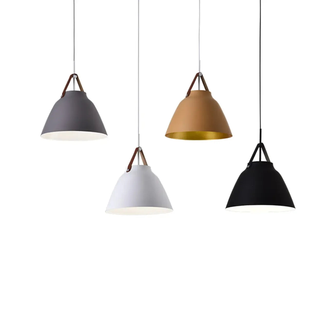 Simplistic Aluminum Cone Kitchen Island Pendant Light