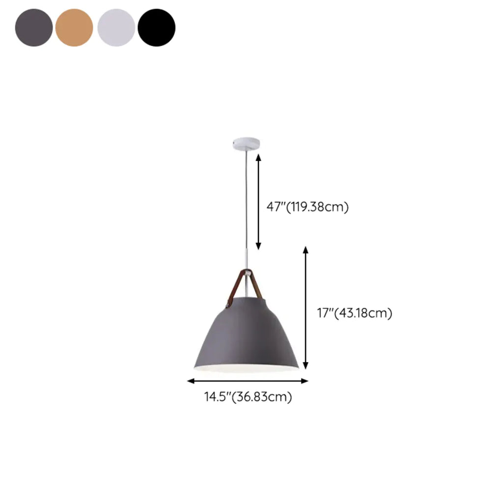 Simplistic Aluminum Cone Kitchen Island Pendant Light