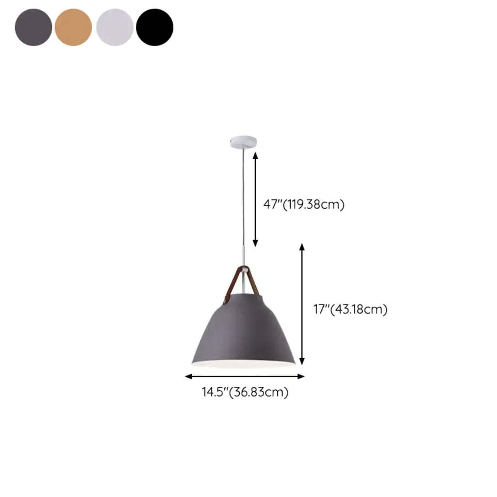Simplistic Aluminum Cone Kitchen Island Pendant Light