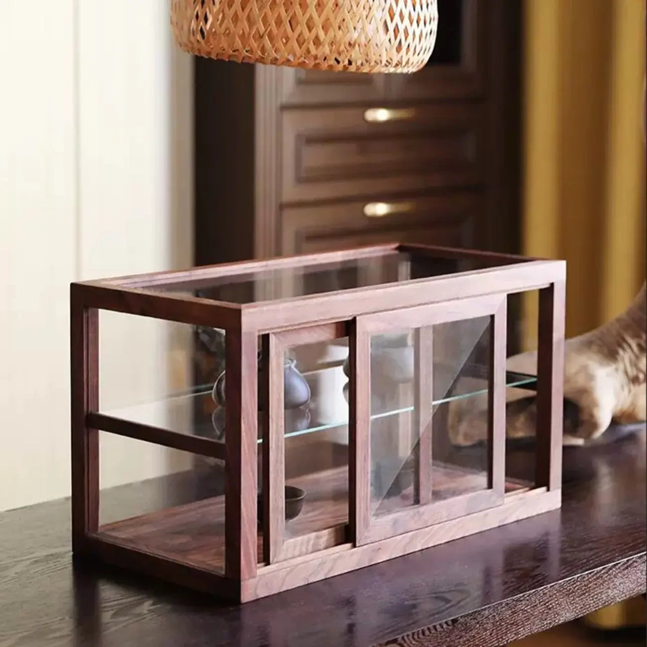 Rectangle Wooden Cubitac Small Display Cabinet