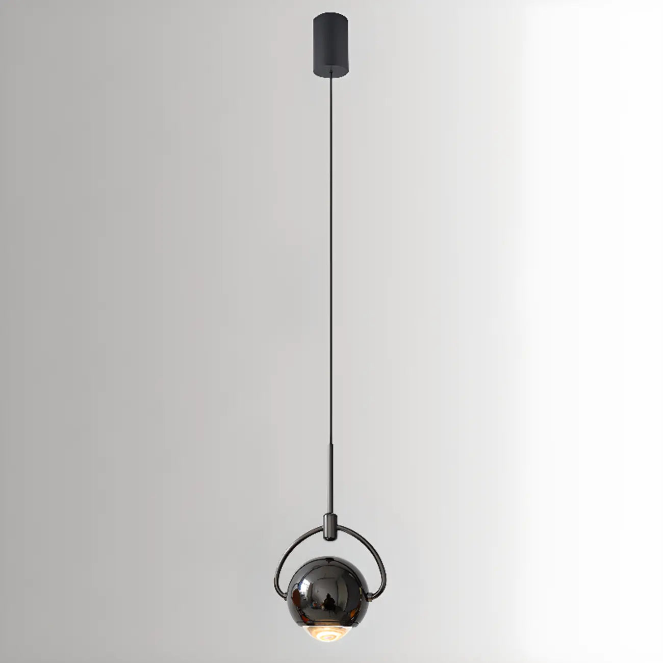 Modern Globe Metal Dimming Bedroom LED Pendant Light