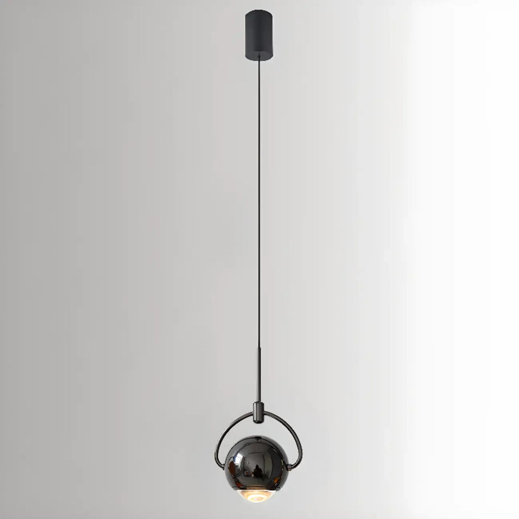 Modern Globe Metal Dimming Bedroom LED Pendant Light