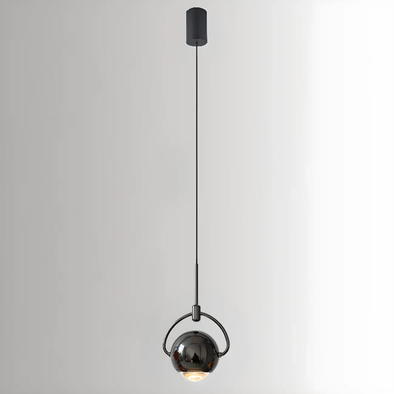 Modern Globe Metal Dimming Bedroom LED Pendant Light