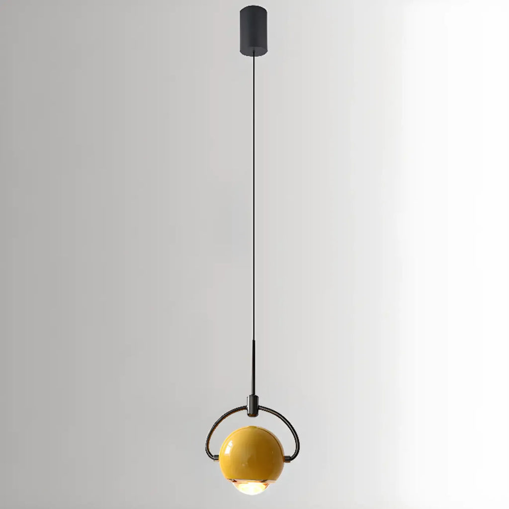Modern Globe Metal Dimming Bedroom LED Pendant Light