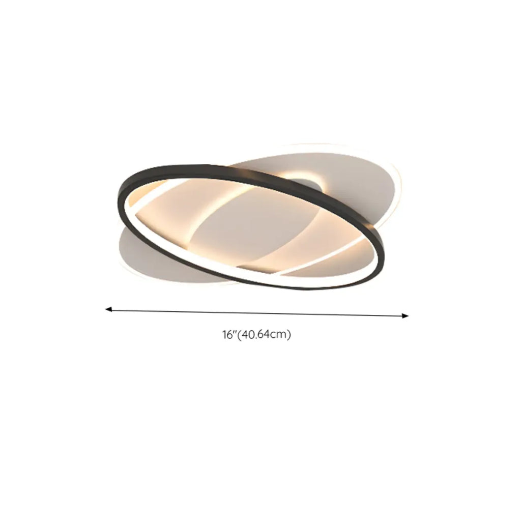 3-Light Flush Mount Ceiling Light with Dimmable & Remote