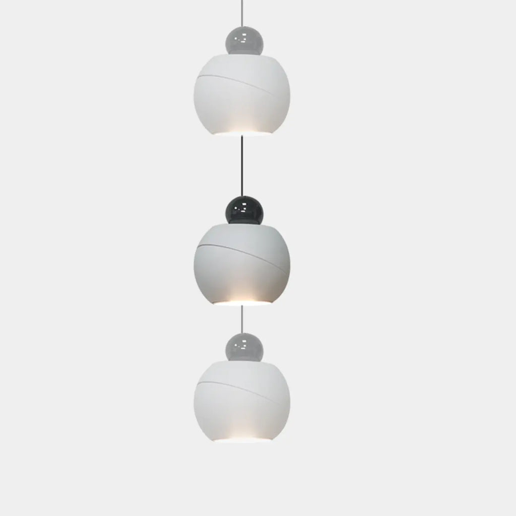 Modern Glass Globe LED Bedroom Hanging Pendant Light