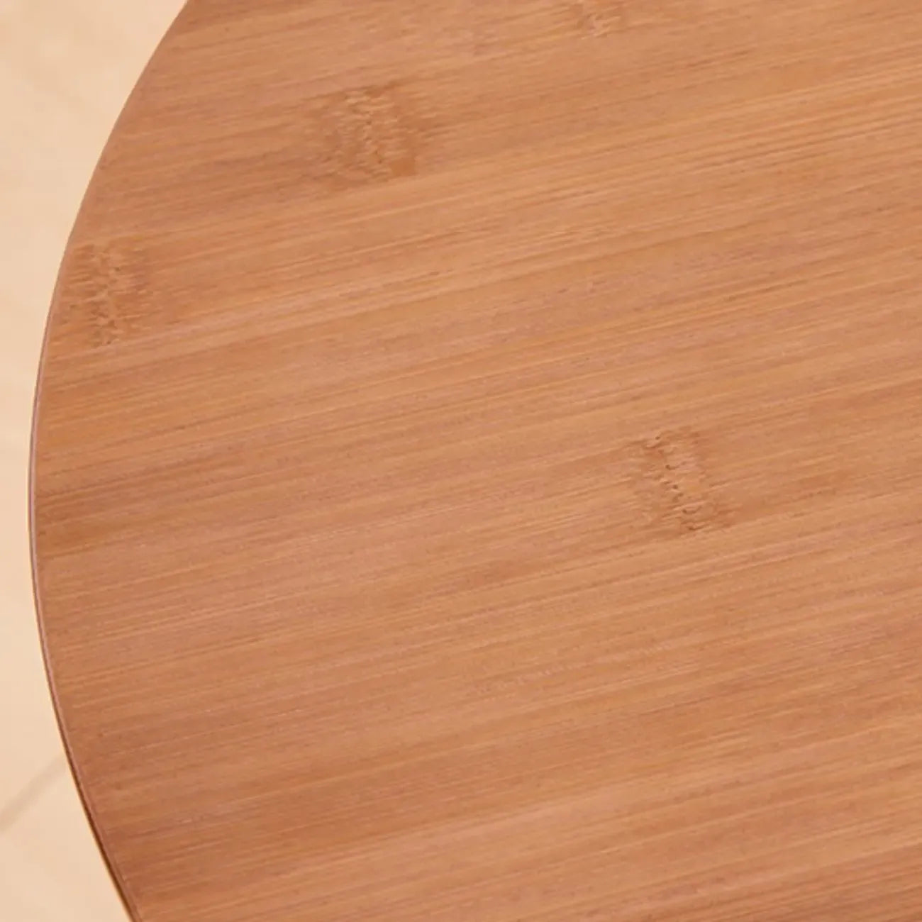 Walnut Round Wood Tripod Base Storage Ring End Table