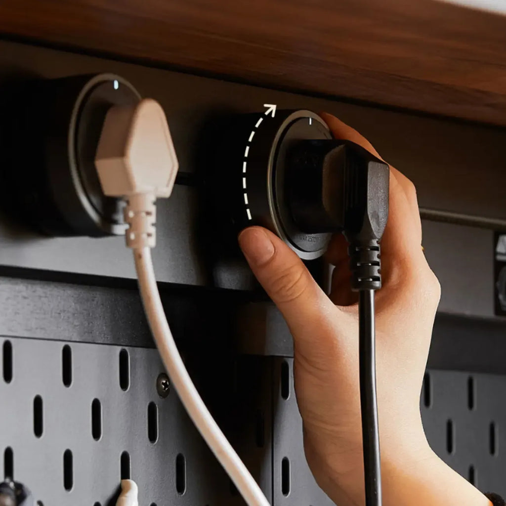 Trendy Wood Brown Slatted Doors Sideboard Pegboard Back