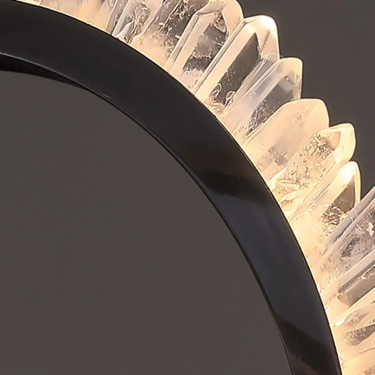 Swirl 2-Light Linear Crystal Black Pendant Light for Kitchen