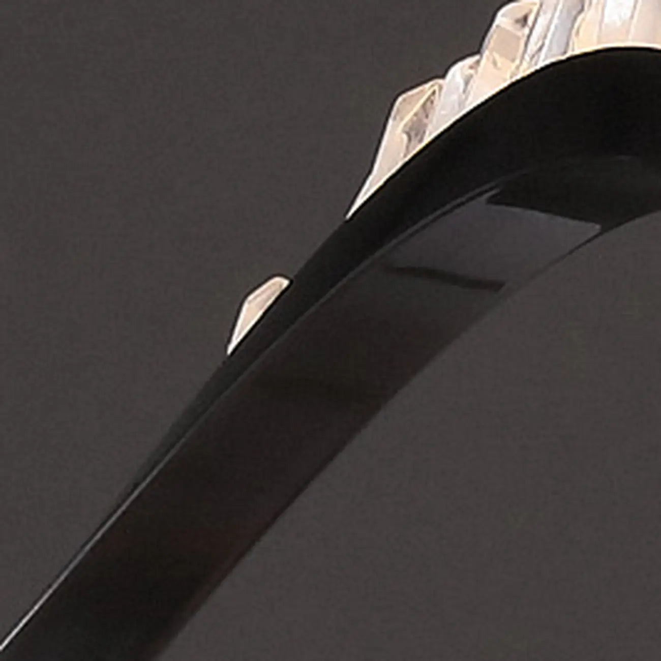 Swirl 2-Light Linear Crystal Black Pendant Light for Kitchen