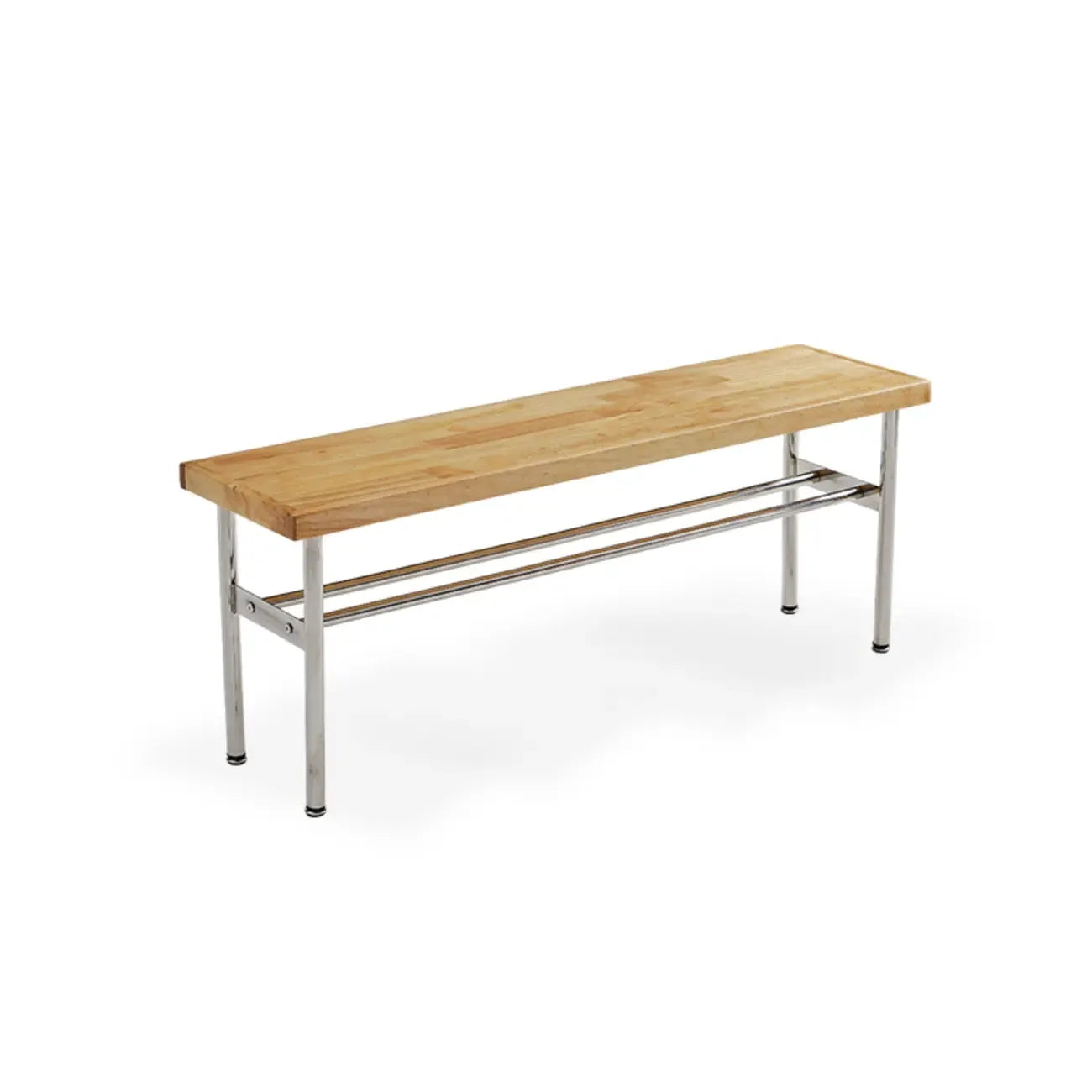 Retro Charming Rattan Metal Living Room Bench with Storage