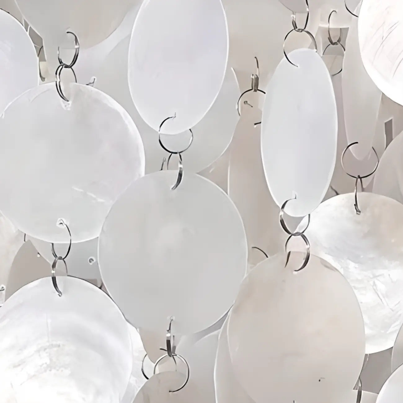 Retro Metal Coppery Tiered Shell Wind Chimes Chandelier