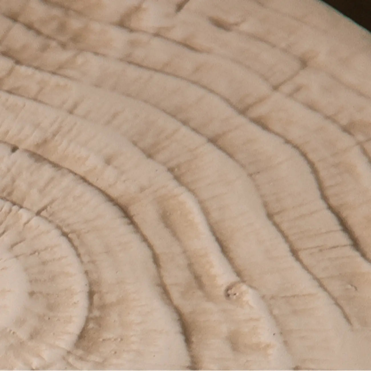 Elegant Drum Design White Wooden Side Table