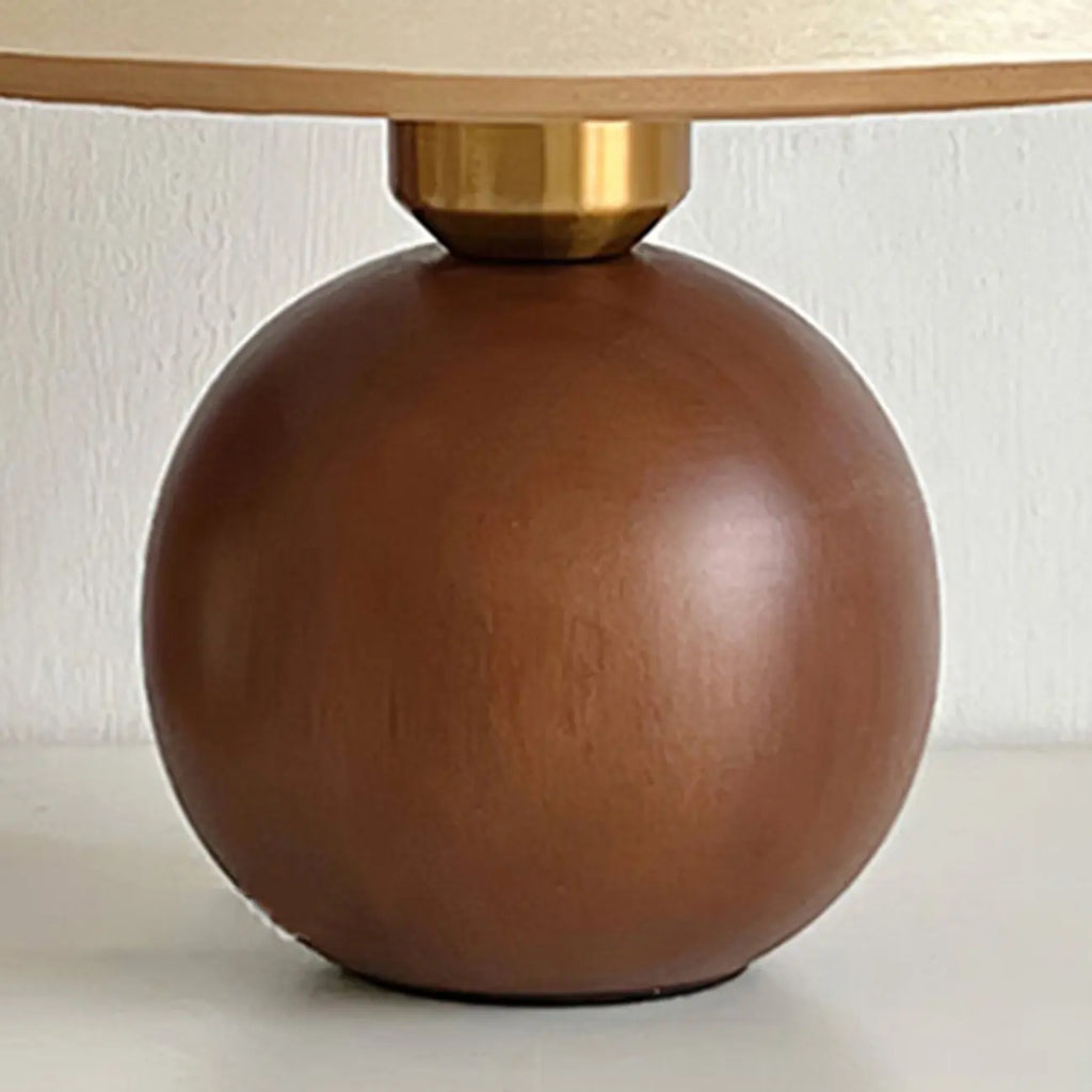 Modern Umbrella Shade Fabric LED Table Lamp for Bedroom