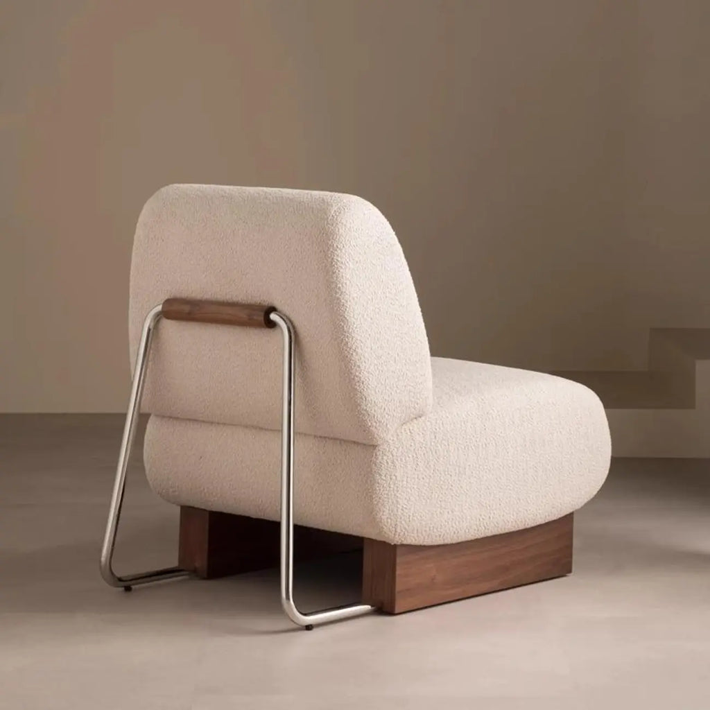 Modern Sherpa Side Chair for Living Room