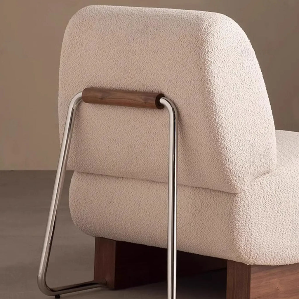 Modern Sherpa Side Chair for Living Room