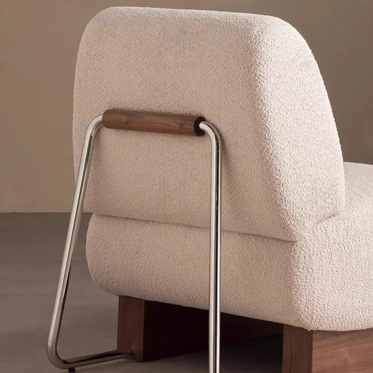 Modern Sherpa Side Chair for Living Room