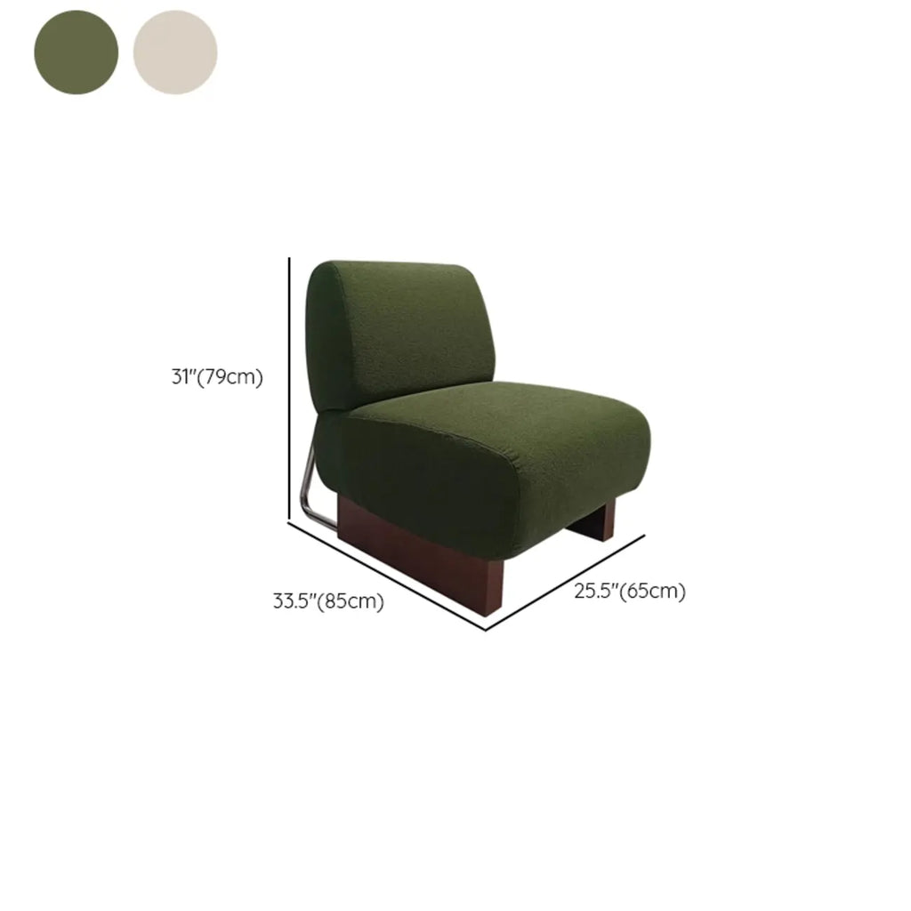 Modern Sherpa Side Chair for Living Room