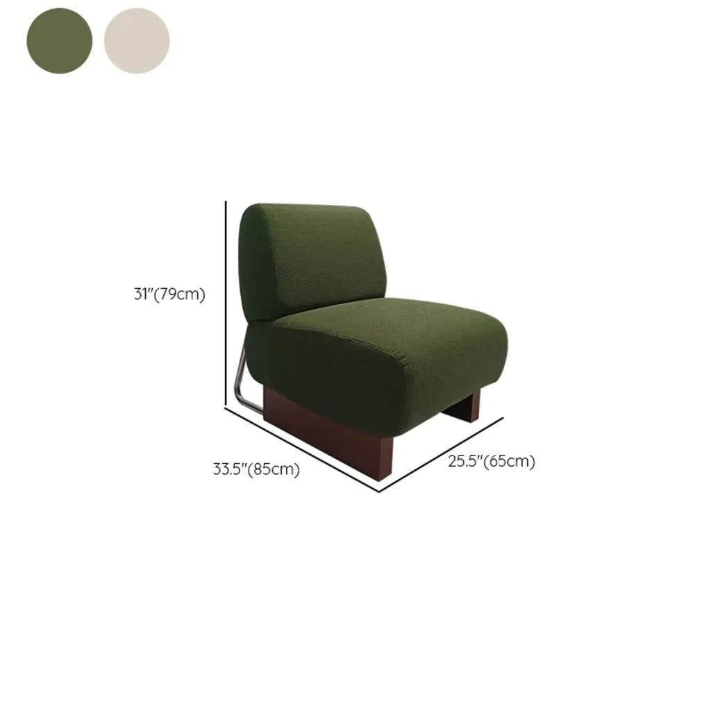 Modern Sherpa Side Chair for Living Room