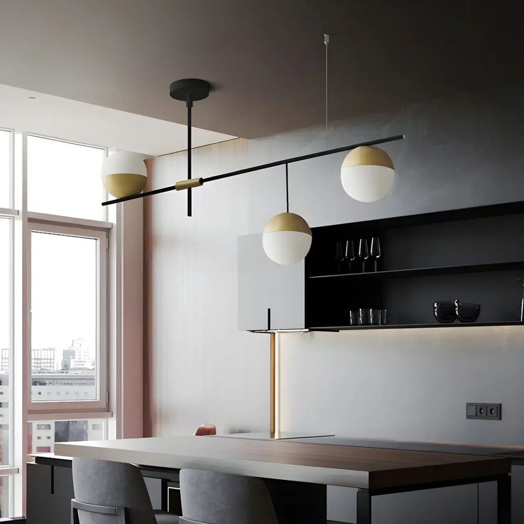 Minimalist Sputnik 9-Light Globe Island Pendant Light for Kitchen