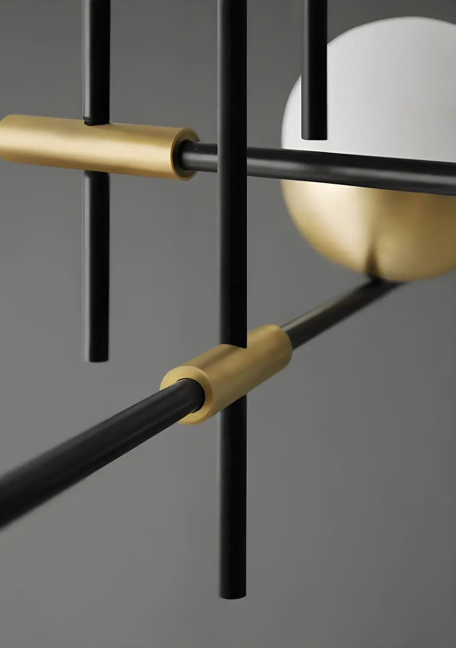 Minimalist Sputnik 9-Light Globe Island Pendant Light for Kitchen