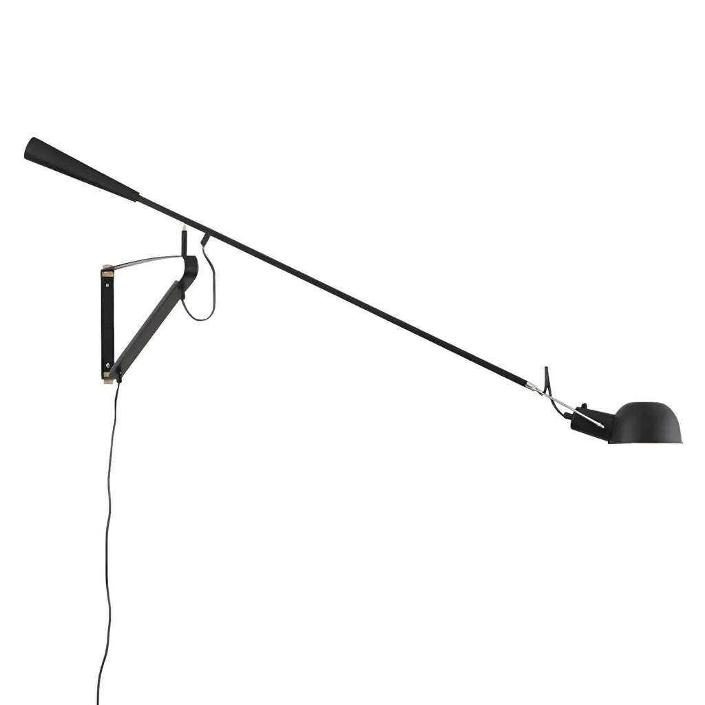 Postmodern Metal Long Swing Arm Wall Light