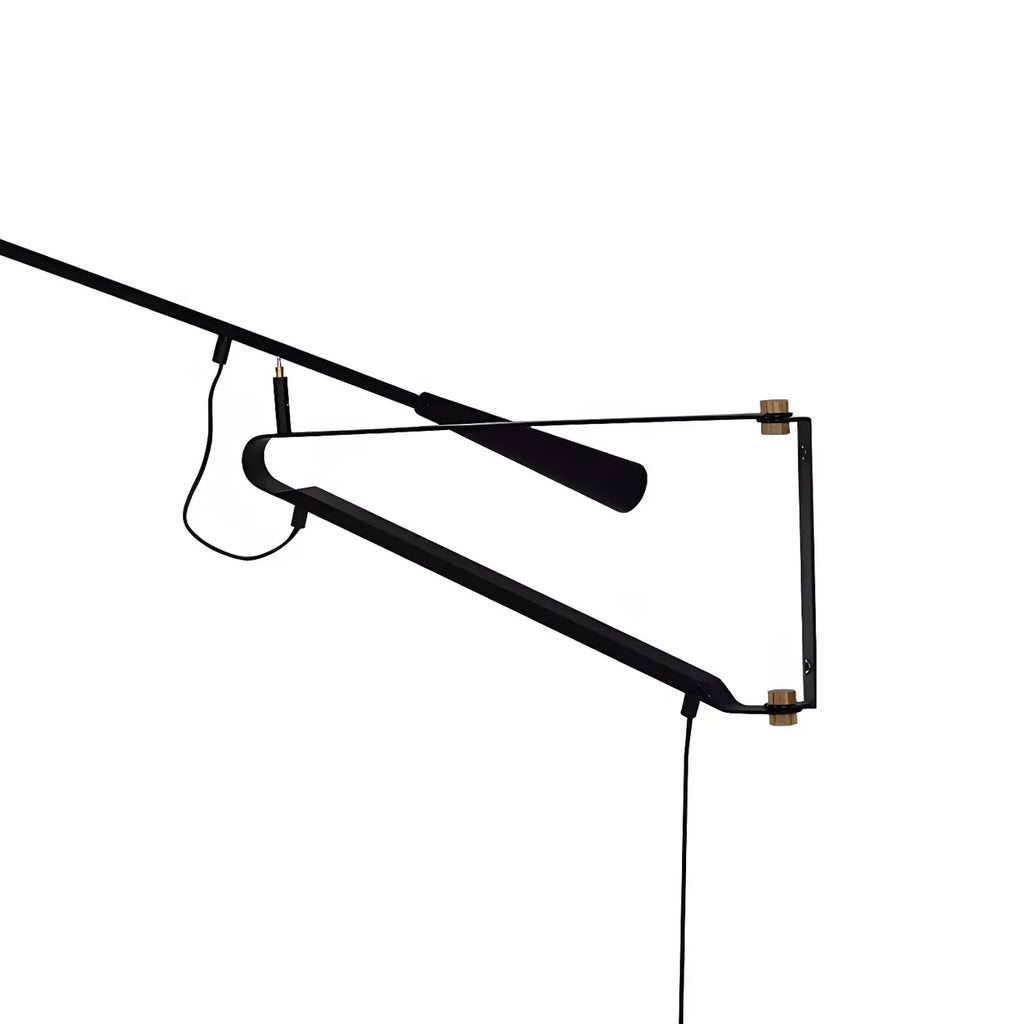 Postmodern Metal Long Swing Arm Wall Light
