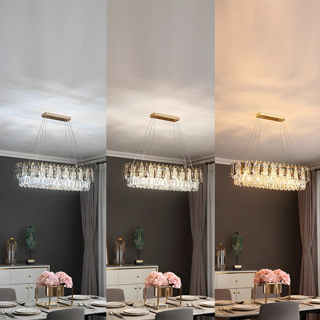 Luxury Brass Crystal Chandelier for Dining Area