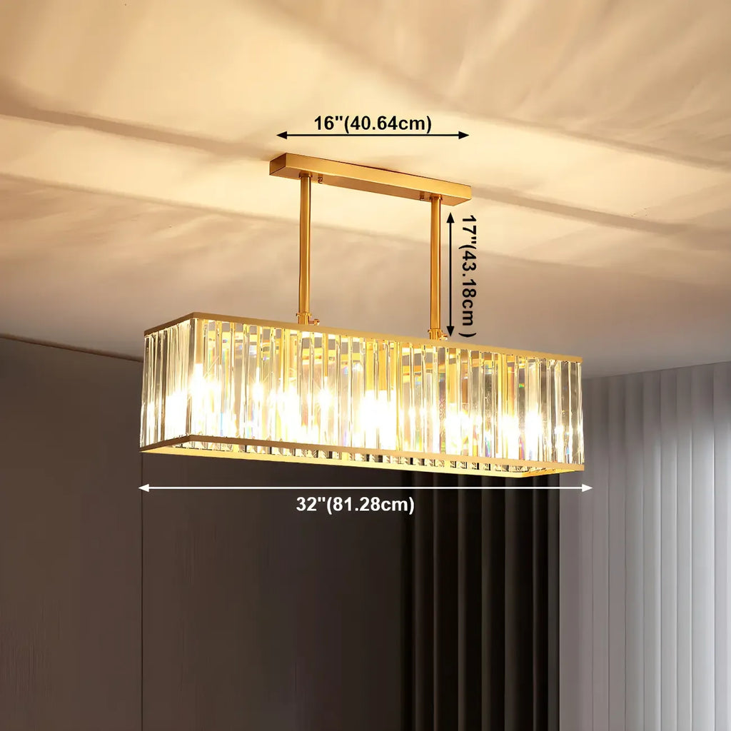 Luxury Brass Crystal Chandelier for Dining Area