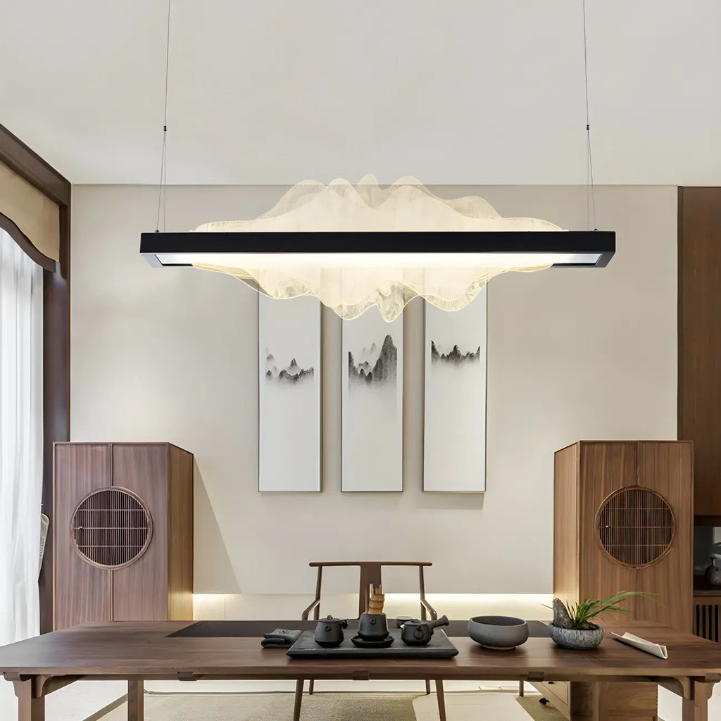 Modern Metal Rectangular Unique Pendant Light