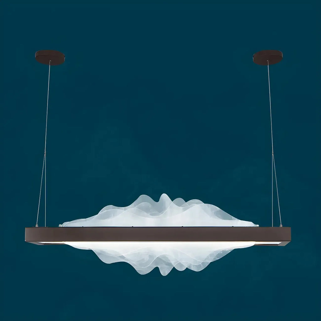 Modern Metal Rectangular Unique Pendant Light