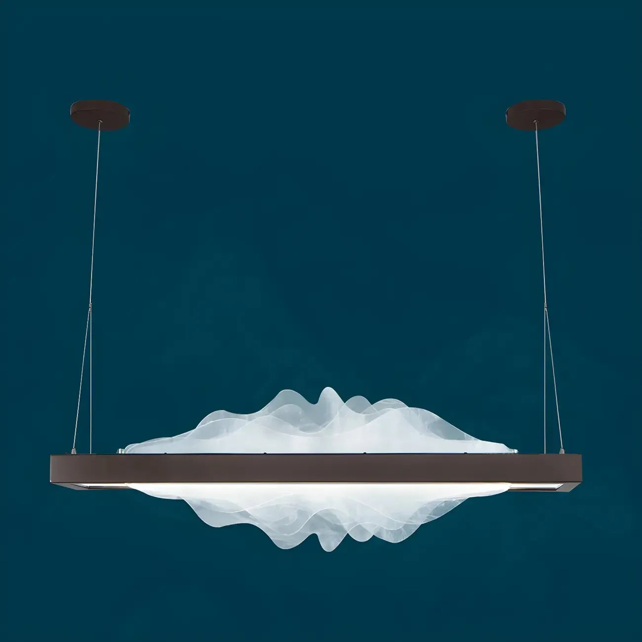Modern Metal Rectangular Unique Pendant Light
