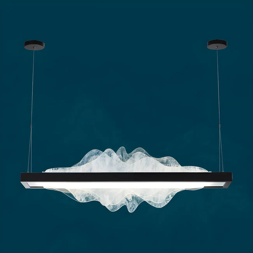 Modern Metal Rectangular Unique Pendant Light