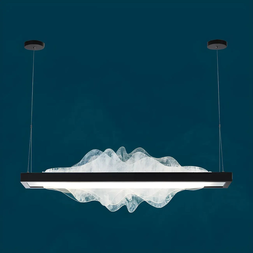 Modern Metal Rectangular Unique Pendant Light