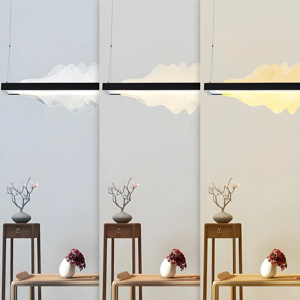 Modern Metal Rectangular Unique Pendant Light