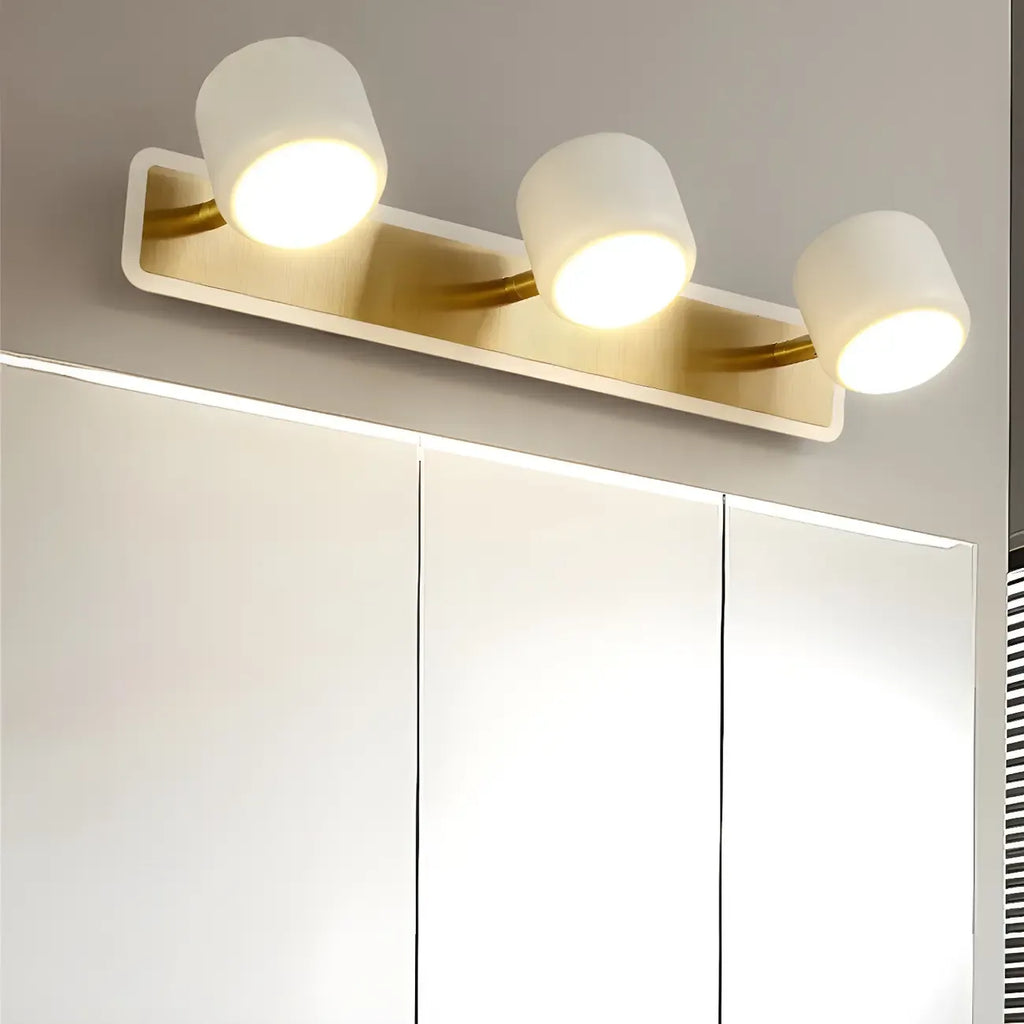 Modern Aluminum Cylinder Warm LED Bathroom Vanity Light