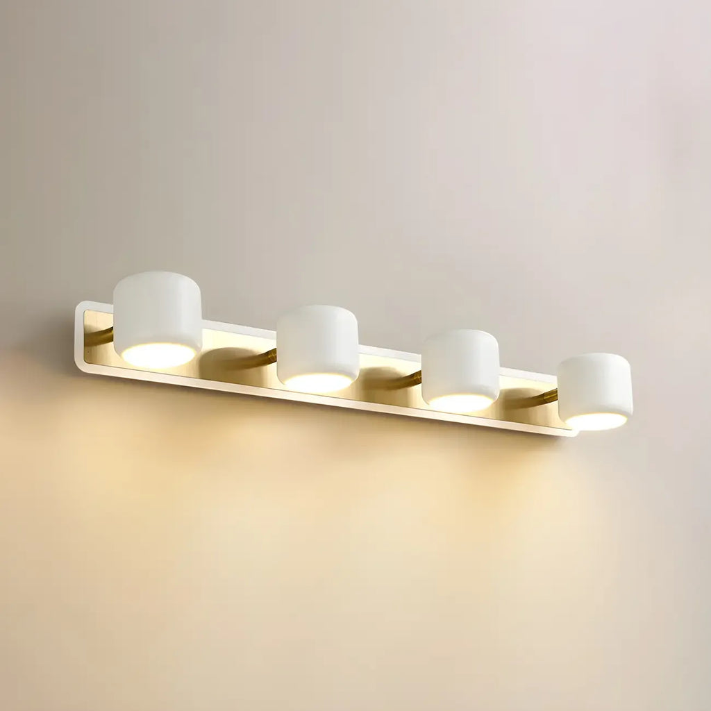 Modern Aluminum Cylinder Warm LED Bathroom Vanity Light