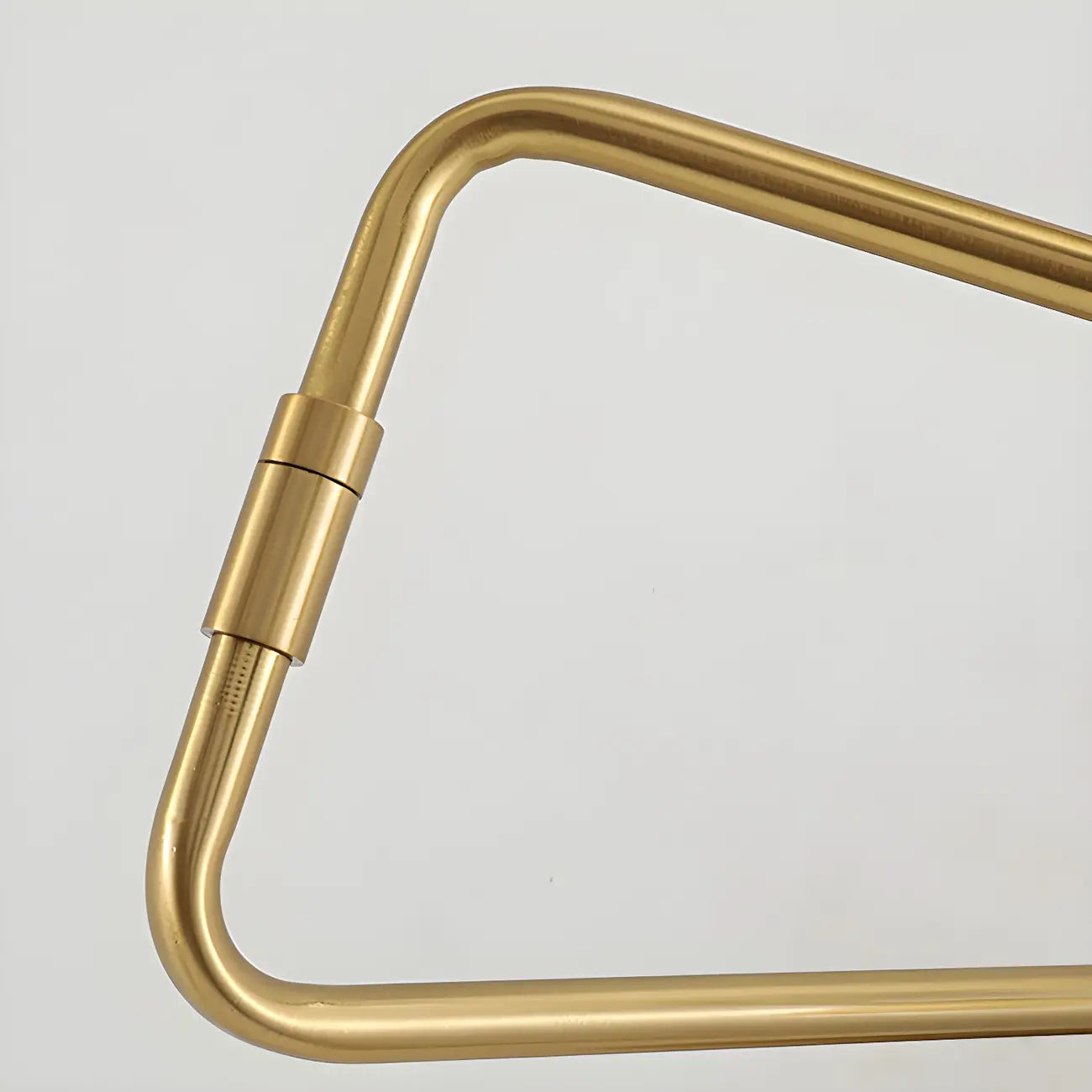 Modern Brass Black Adjustable Swing Arm Wall Light