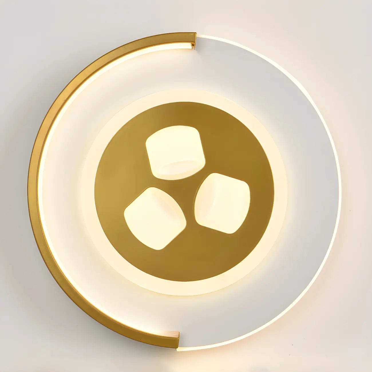 Circular LED Wall Sconce with Cartoon Pattern for kids Bedroom