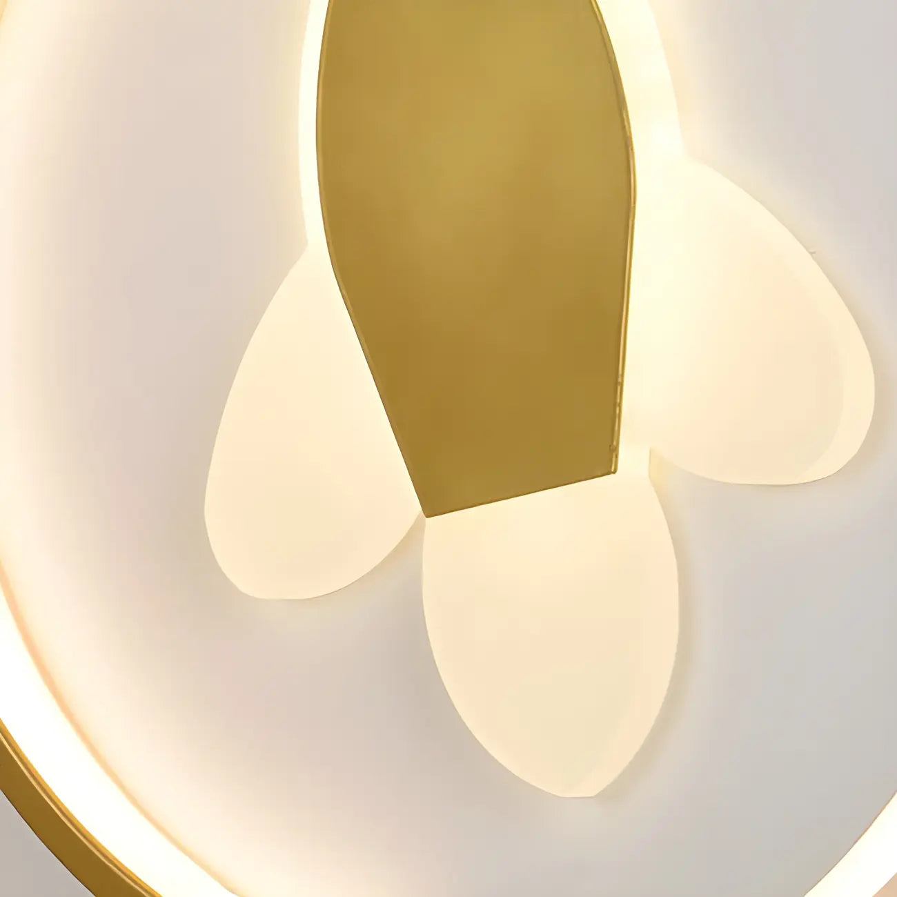 Circular LED Wall Sconce with Cartoon Pattern for kids Bedroom